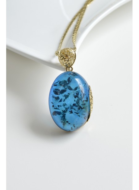 blue amber necklace